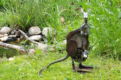 Kängurumutter mit Baby